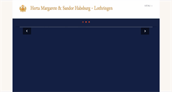 Desktop Screenshot of habsburg.org