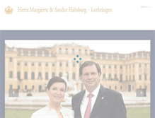 Tablet Screenshot of habsburg.org